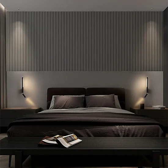 إضائة جدارية مودرين LED بسيطة قابلة للتعديل بنسبة دوران 330 درجة, مناسبة لغرف النوم, غرف المعيشة وغيرها إضائة جدارية مودرين LED بسيطة قابلة للتعديل بنسبة دوران 330 درجة, مناسبة لغرف النوم, غرف المعيشة وغيرها