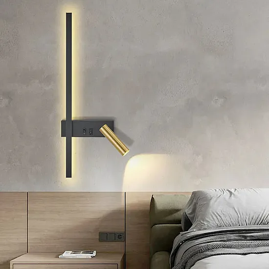 إضائة جدارية LED مودرين فاخرة بسيطة مصنوعة من الألمنيوم مناسبة لغرف النوم, الصالات, الممرات إضائة جدارية LED مودرين فاخرة بسيطة مصنوعة من الألمنيوم مناسبة لغرف النوم, الصالات, الممرات
