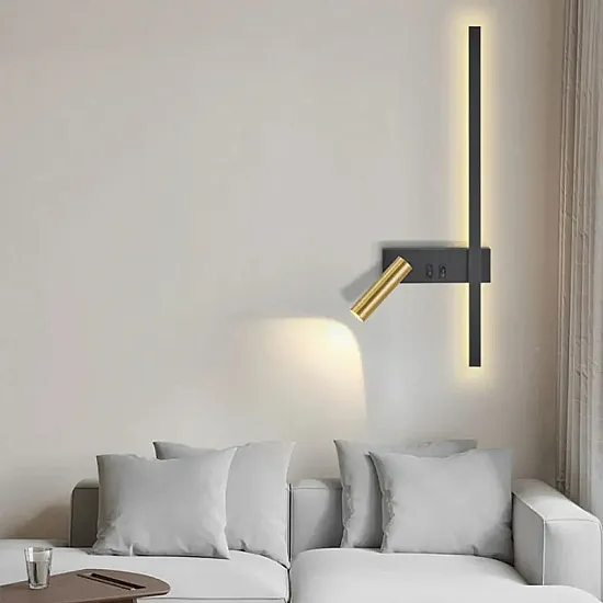 إضائة جدارية LED مودرين فاخرة بسيطة مصنوعة من الألمنيوم مناسبة لغرف النوم, الصالات, الممرات إضائة جدارية LED مودرين فاخرة بسيطة مصنوعة من الألمنيوم مناسبة لغرف النوم, الصالات, الممرات