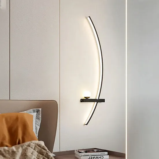 مصباح حائط LED عصري بتصميم نوردك للمساحات الداخلية مصباح حائط LED عصري بتصميم نوردك للمساحات الداخلية