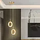 إضاءة معلقة LED بشكل حلقة بنمط نورديك، مصباح معلق داخلي لديكور الغرف، مناسب لجانب السرير في غرفة النوم وغرفة المعيشة، مصباح معلق عصري إضاءة معلقة LED بشكل حلقة بنمط نورديك، مصباح معلق داخلي لديكور الغرف، مناسب لجانب السرير في غرفة النوم وغرفة المعيشة، مصباح معلق عصري