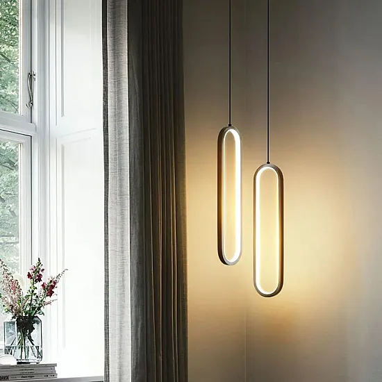 اضائة معلقة بقلادة بتصميم اسكندنافي بسيط بإضاءة LED لغرفة النوم، غرفة الدراسة، غرفة المعيشة، المطعم اضائة معلقة بقلادة بتصميم اسكندنافي بسيط بإضاءة LED لغرفة النوم، غرفة الدراسة، غرفة المعيشة، المطعم