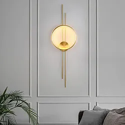 مصباح حائط LED بسيط وحديث بتصميم ما بعد الحداثة لغرفة المعيشة أو غرفة النوم