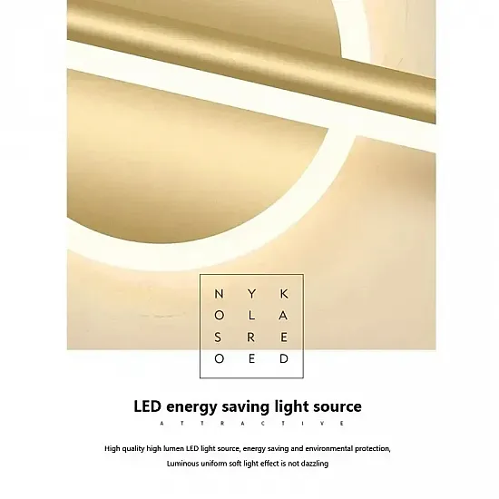 مصباح حائط LED حديث 40/60 سم لمرايا الحمام باللونين الأسود والذهبي بتصميم شريطي طويل لتزيين المنزل مصباح حائط LED حديث 40/60 سم لمرايا الحمام باللونين الأسود والذهبي بتصميم شريطي طويل لتزيين المنزل