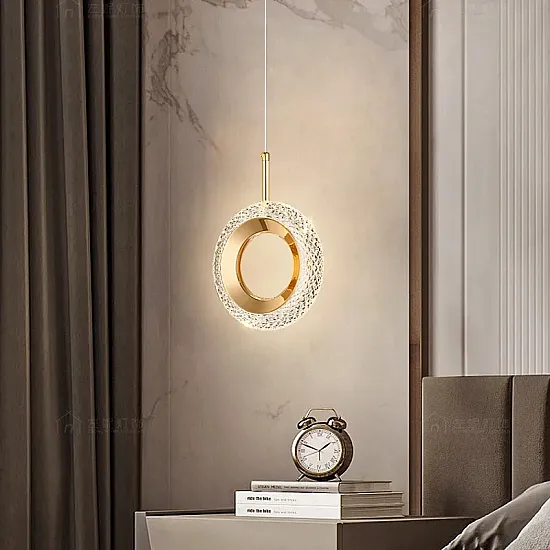 إضاءة معلقة LED بشكل حلقة بنمط نورديك، مصباح معلق داخلي لديكور الغرف، مناسب لجانب السرير في غرفة النوم وغرفة المعيشة، مصباح معلق عصري إضاءة معلقة LED بشكل حلقة بنمط نورديك، مصباح معلق داخلي لديكور الغرف، مناسب لجانب السرير في غرفة النوم وغرفة المعيشة، مصباح معلق عصري