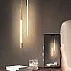 مصباح تعليق LED بتصميم عصري اسكندنافي مع إضاءة طبيعية ولمسة ذهبية فاخرة لتزيين غرف النوم والمعيشة والممرات مصباح تعليق LED بتصميم عصري اسكندنافي مع إضاءة طبيعية ولمسة ذهبية فاخرة لتزيين غرف النوم والمعيشة والممرات