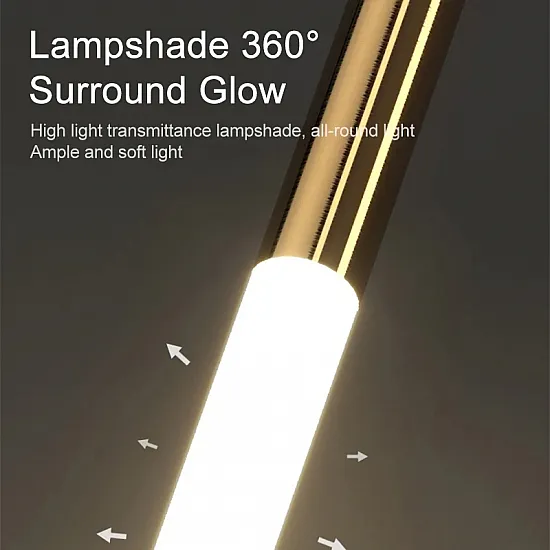 مصباح تعليق LED بتصميم عصري اسكندنافي مع إضاءة طبيعية ولمسة ذهبية فاخرة لتزيين غرف النوم والمعيشة والممرات مصباح تعليق LED بتصميم عصري اسكندنافي مع إضاءة طبيعية ولمسة ذهبية فاخرة لتزيين غرف النوم والمعيشة والممرات