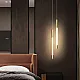 مصباح تعليق LED بتصميم عصري اسكندنافي مع إضاءة طبيعية ولمسة ذهبية فاخرة لتزيين غرف النوم والمعيشة والممرات مصباح تعليق LED بتصميم عصري اسكندنافي مع إضاءة طبيعية ولمسة ذهبية فاخرة لتزيين غرف النوم والمعيشة والممرات